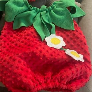 Adorable strawberry baby Halloween costume